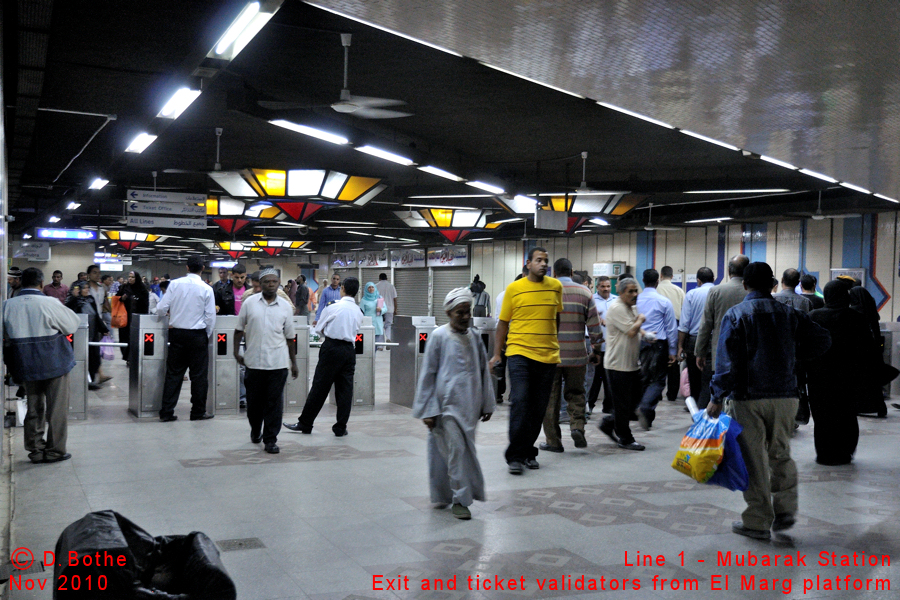 Cairo Metro Al Shohadaa (ex Mubarak) station