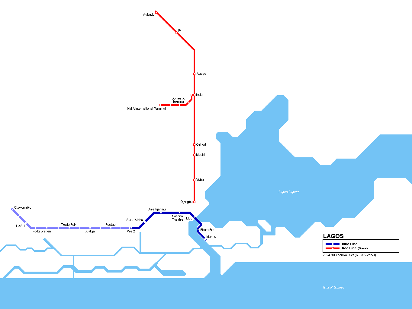 Lagos Metro Map