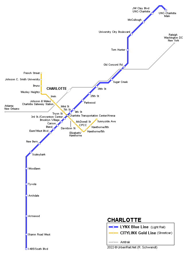 > USA > Charlotte Light Rail