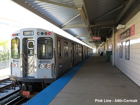 Chicago L Pink Line