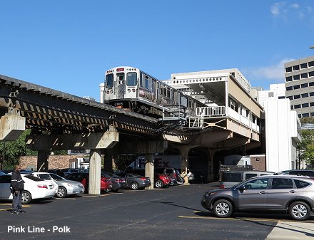 Chicago L Pink Line