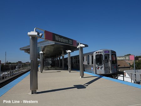 Chicago L Pink Line