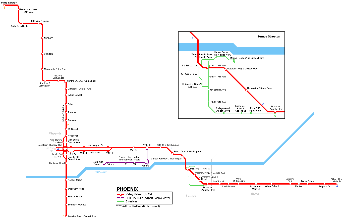 > USA > Arizona > Phoenix Light Rail (Valley Metro)