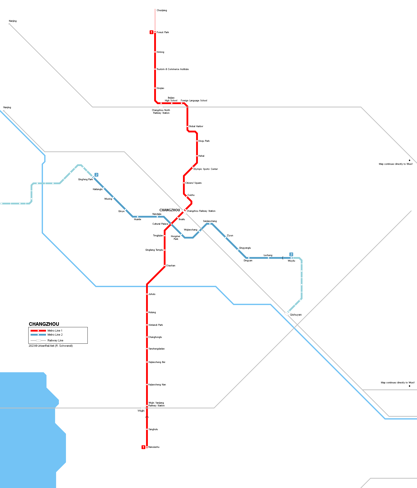 Changzhou Metro map