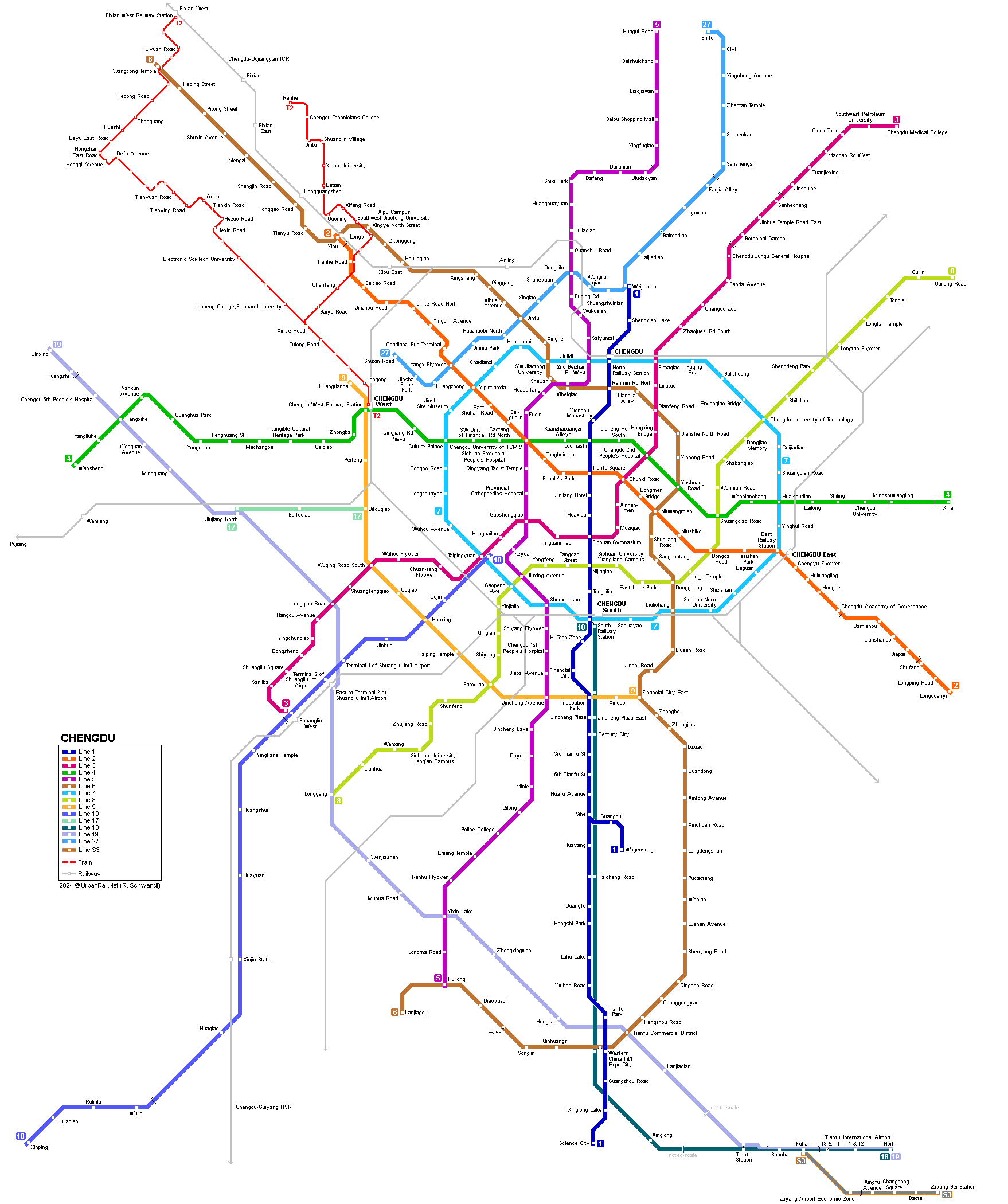 Chengdu Metro Map