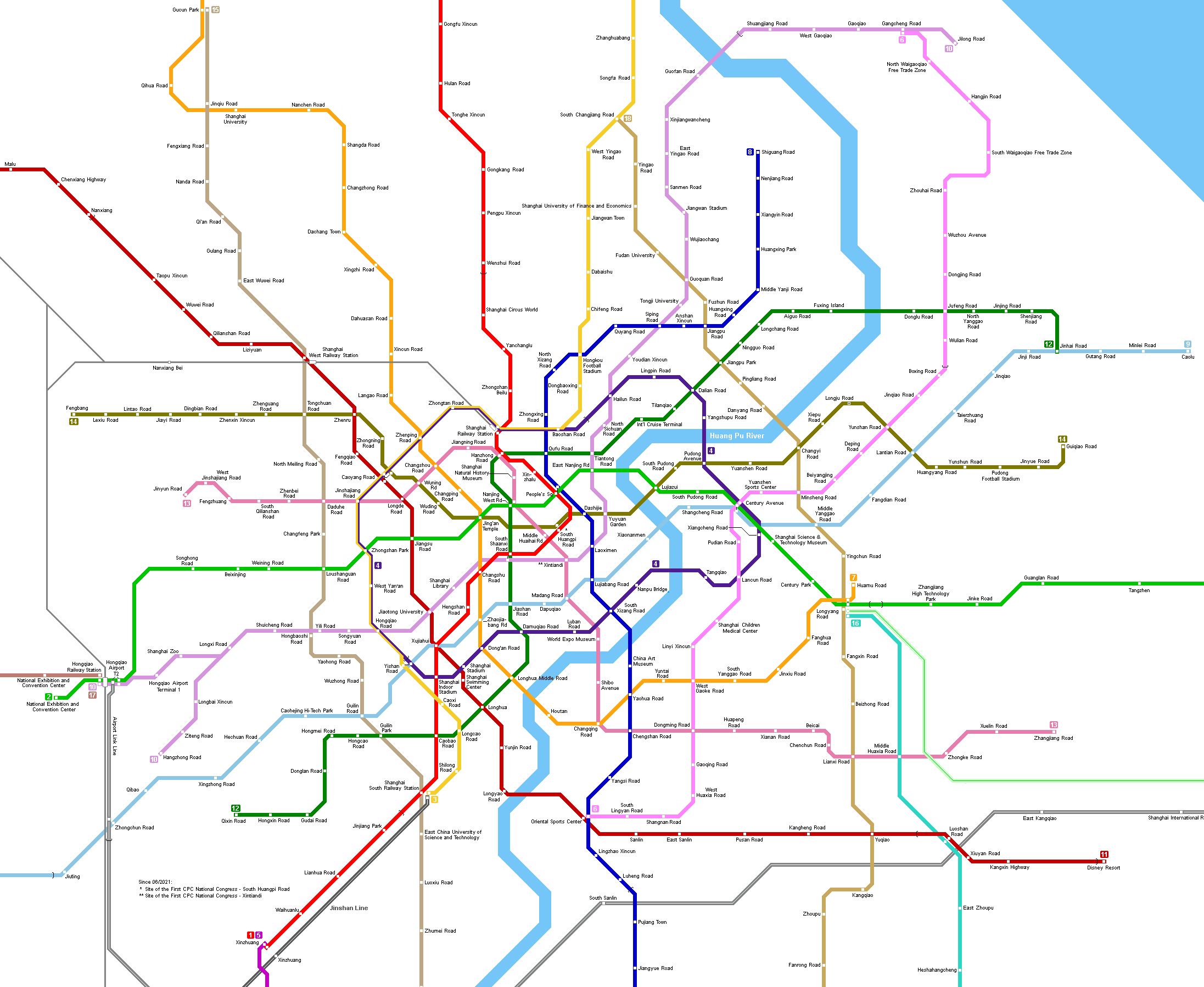 > Asia > China > SHANGHAI Subway Metro