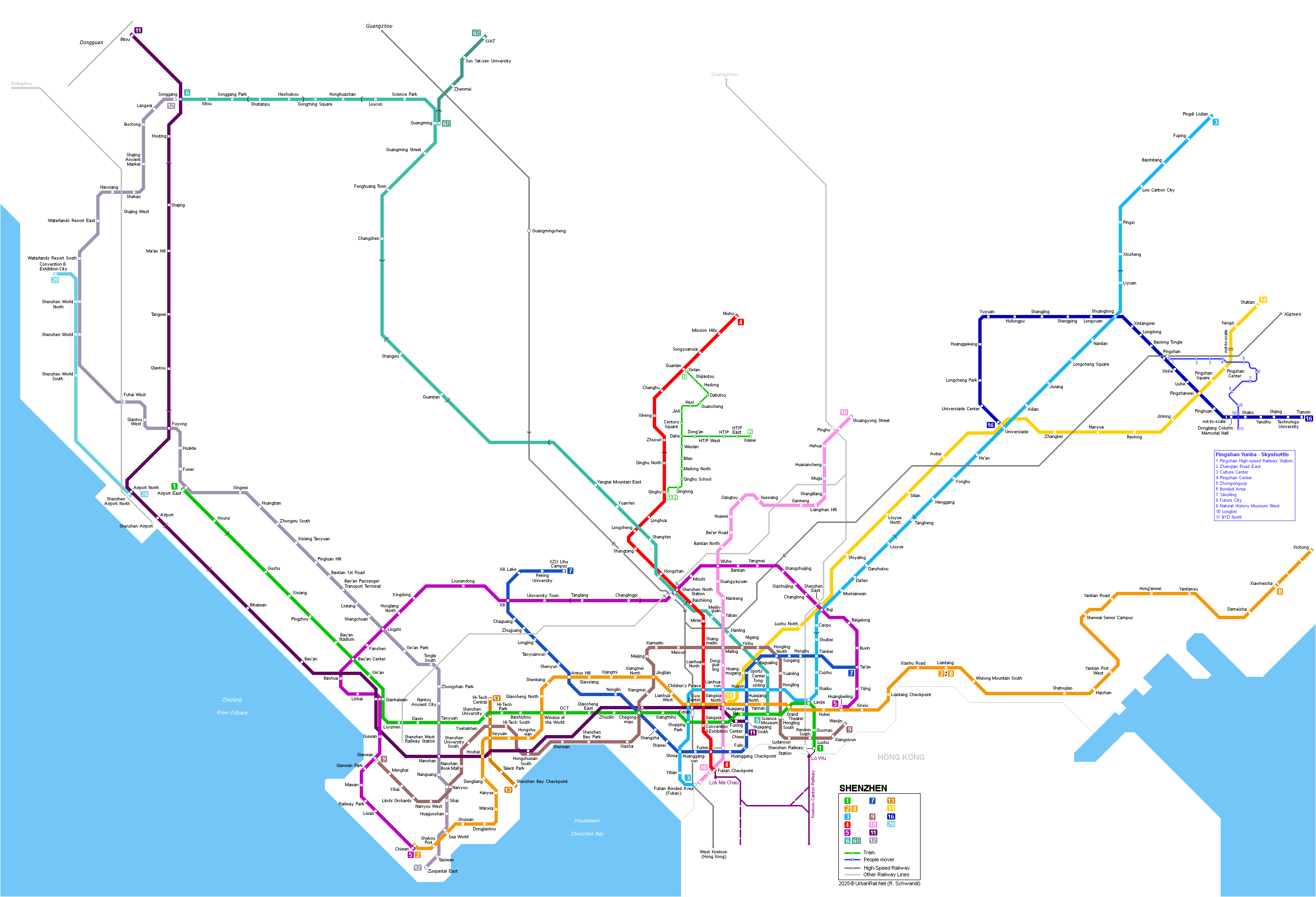 Shenzhen Metro Subway Map