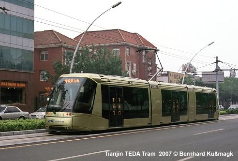 Tianjin TEDA Translohr tram