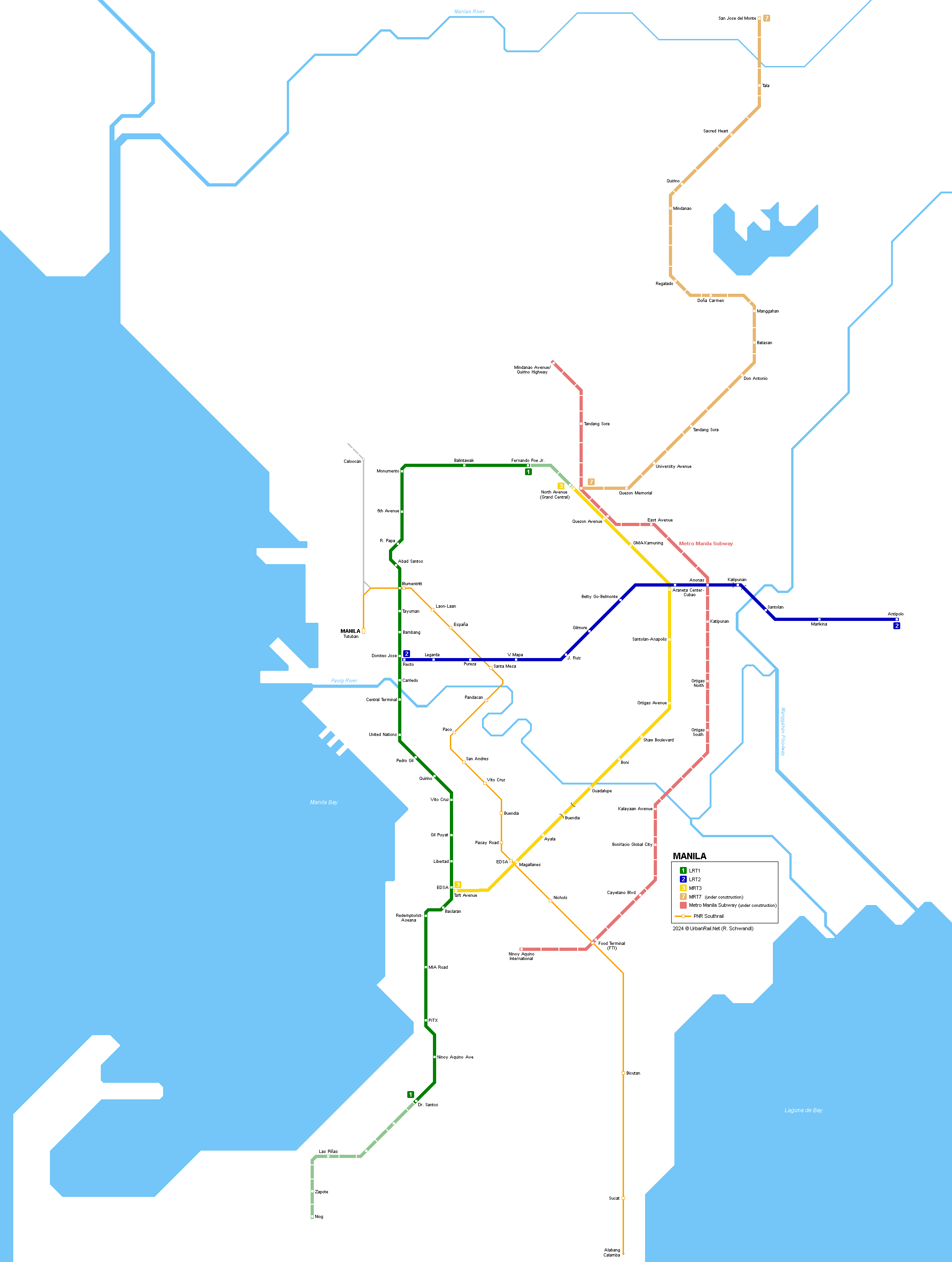 Manila Metro Map