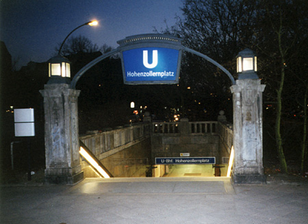 U-Bahnhof Hohenzollernplatz U3