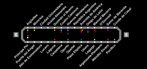 Madrid Metro > Line 6 